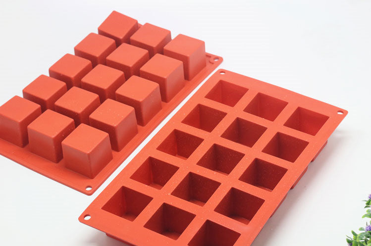 Cube Rubik's Cube ice cream mousse cake silicone mold