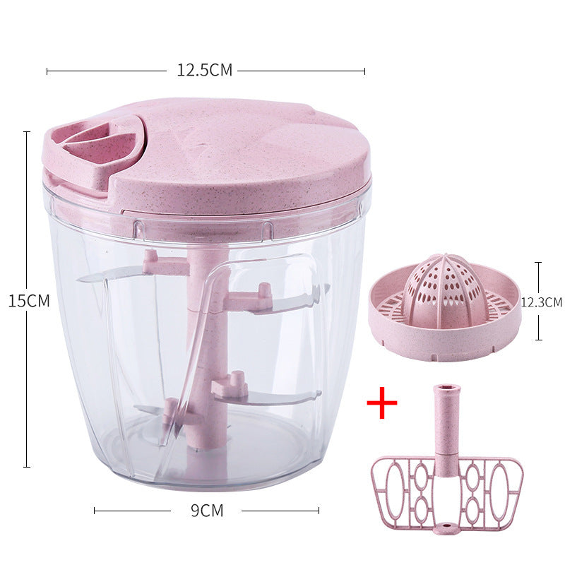 Hand-pulled Meat Grinder Household Small Stirrer Juicer