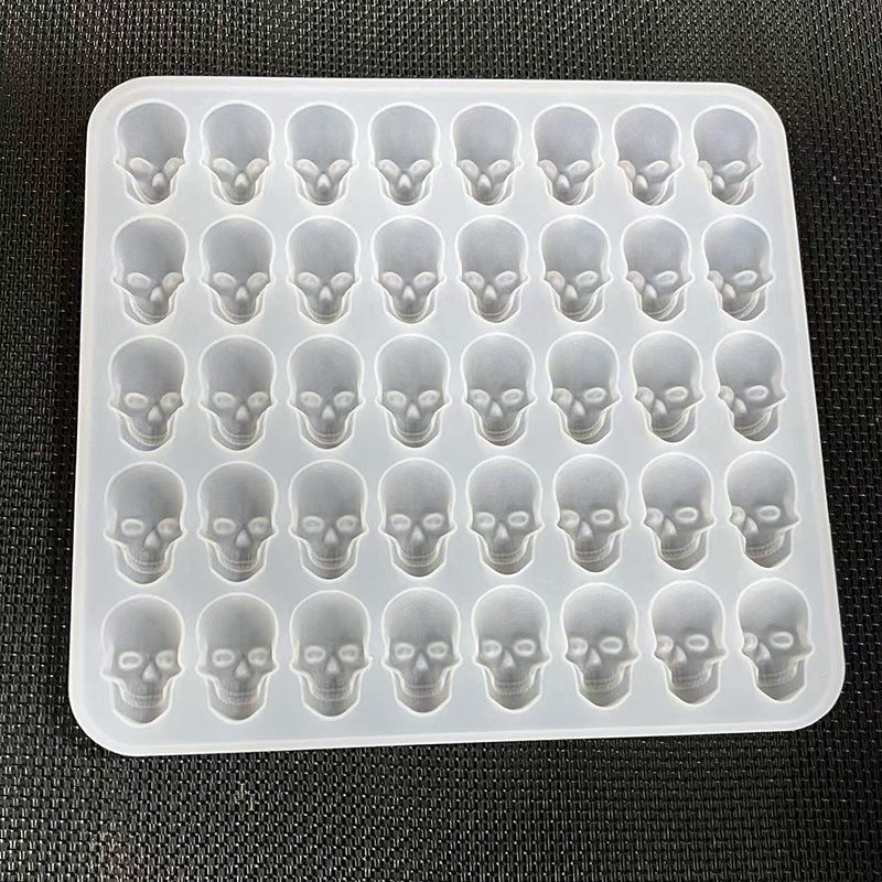 Halloween 40 Skull Ice Cube Baking Mould