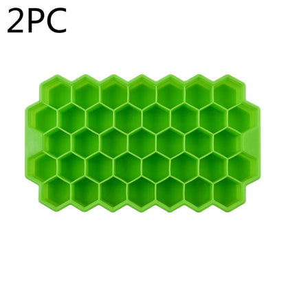 Honeycomb silicone ice tray