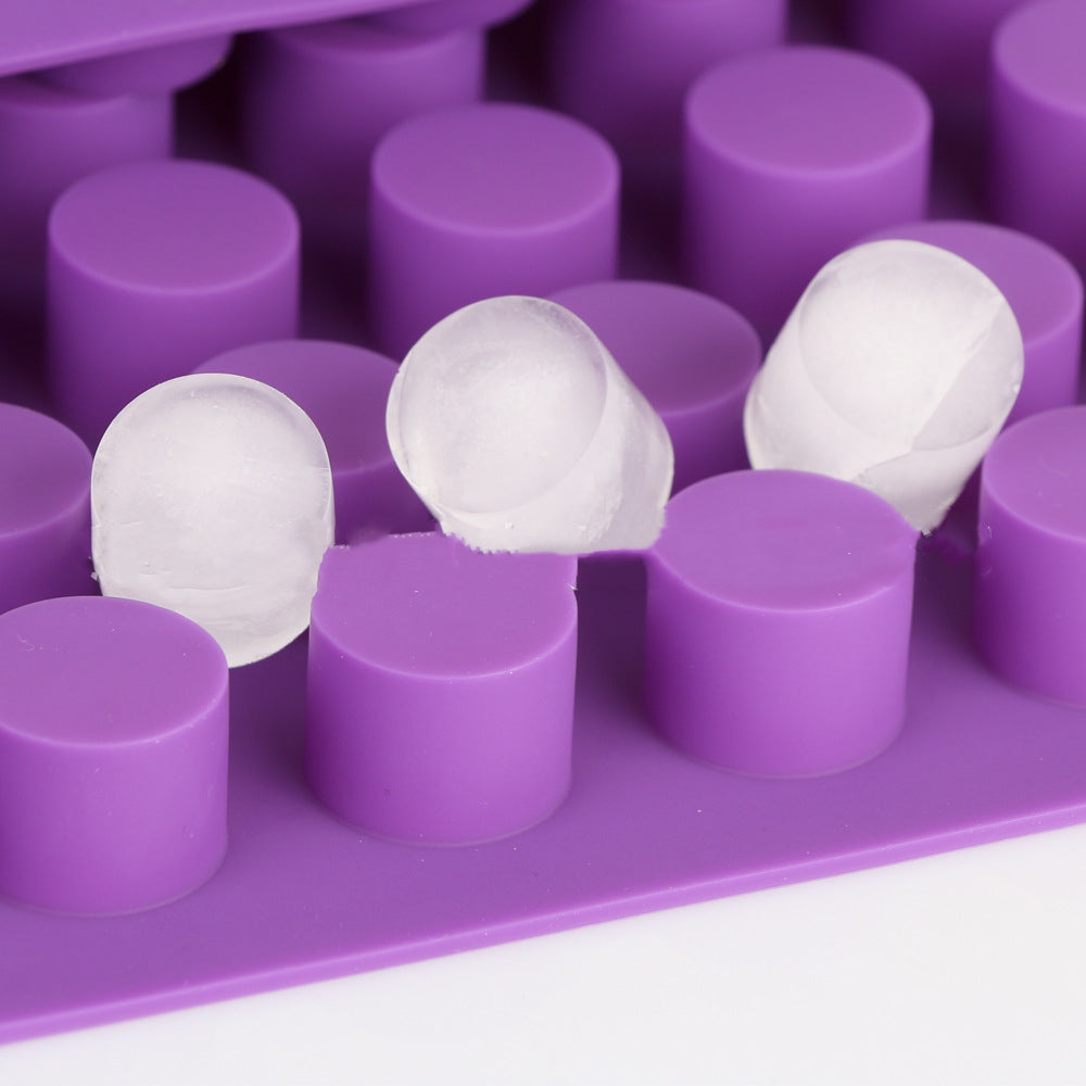 88-hole cylindrical silicone ice tray mold