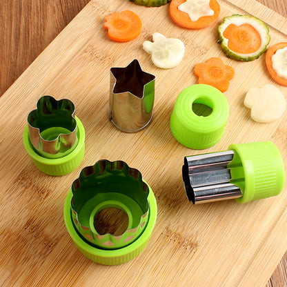 Vegetable Fruit Flowers Cartoon Cutter Mold Shape Tools