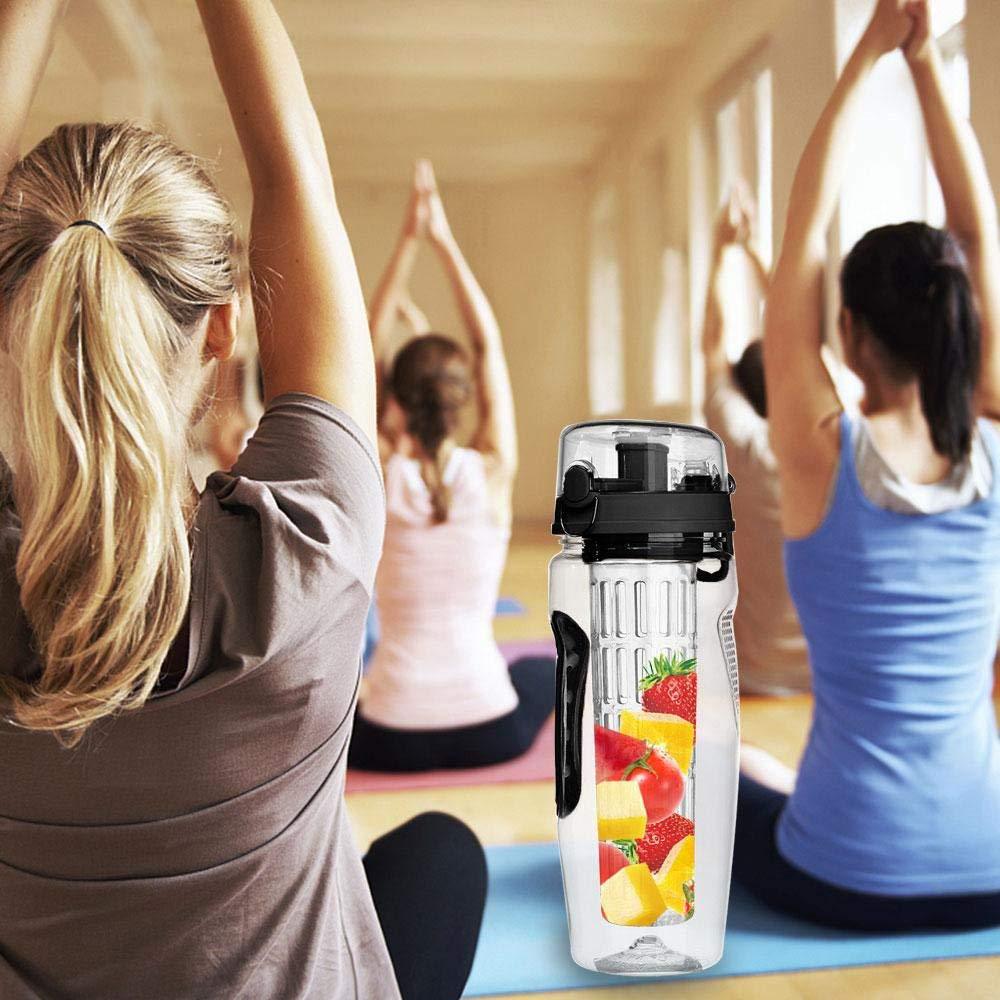 1000ml Water Fruit Bottle BPA Free Plastic Sport Fruit Infuser Water Bottles