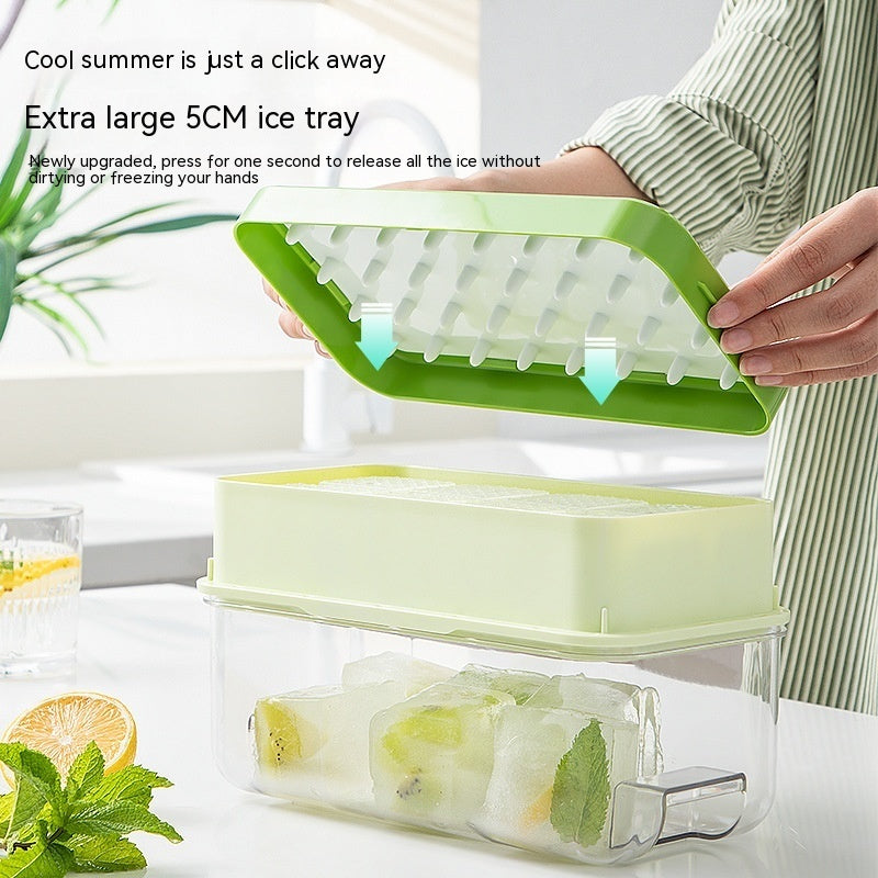 Press Large Ice Cube 5cm Square Ice Tray Mold