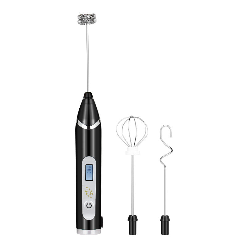 LCD Display Kitchen Hand-held Electric Whisk