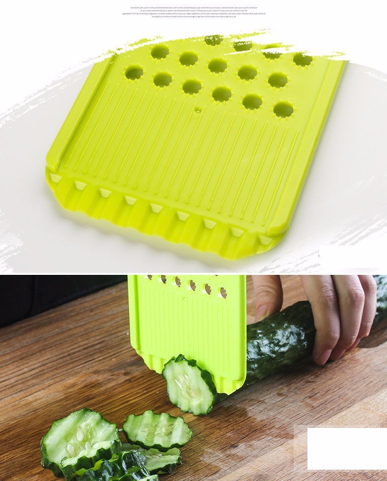 Multifunction kitchen tools vegetable wave cutter