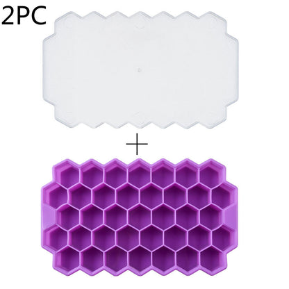 Honeycomb silicone ice tray