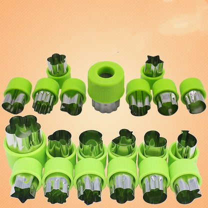 Vegetable Fruit Flowers Cartoon Cutter Mold Shape Tools