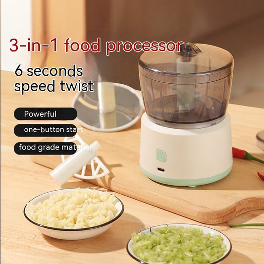 Mini Meat Grinder Household Electric Small Mixer Mincing