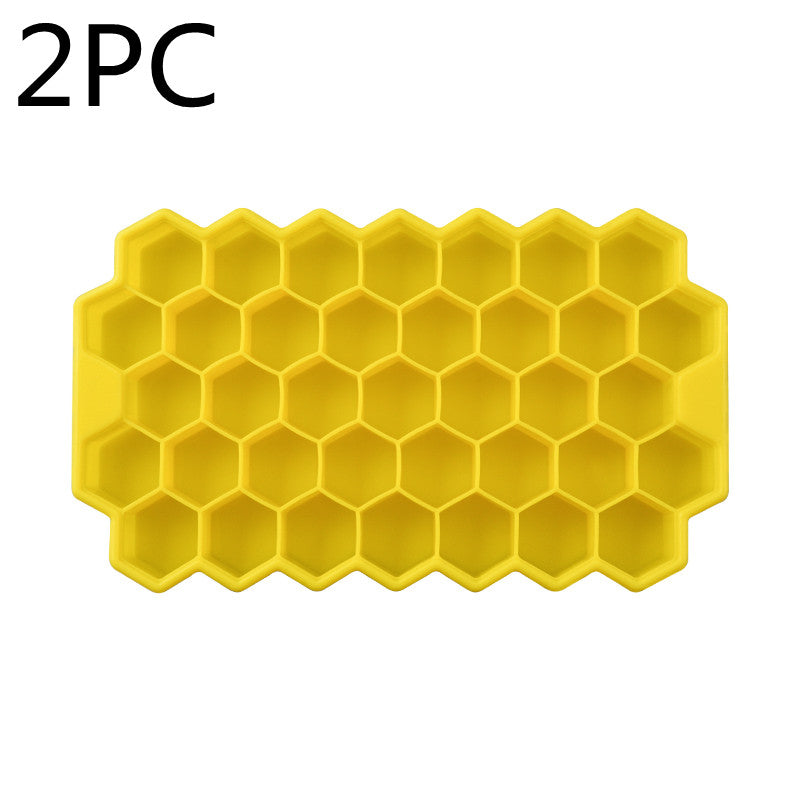 Honeycomb silicone ice tray