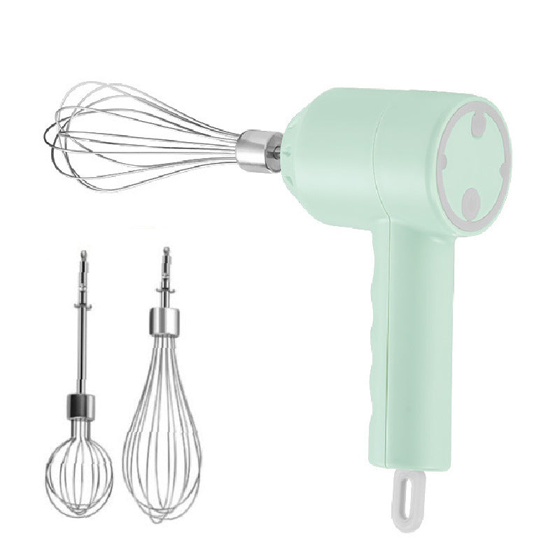 Portable Mini Wireless Electric Egg Beater HandHeld USB Rechargeable