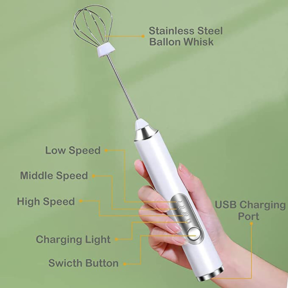 Milk Maker Coffee Stirrer Electric Whisk Eggs