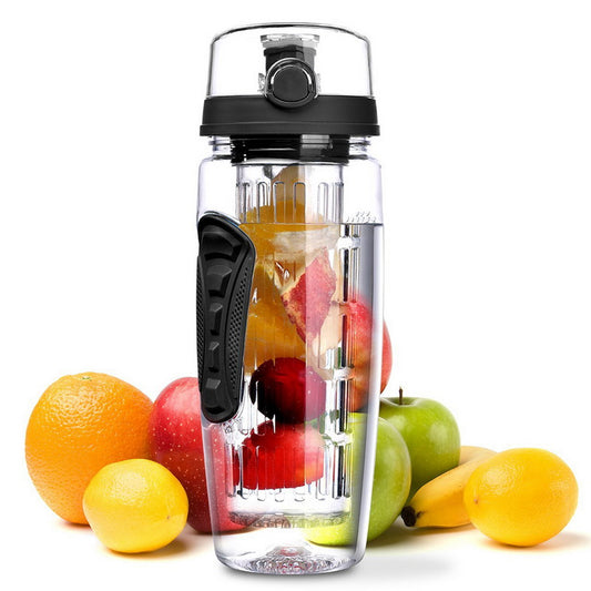 1000ml Water Fruit Bottle BPA Free Plastic Sport Fruit Infuser Water Bottles