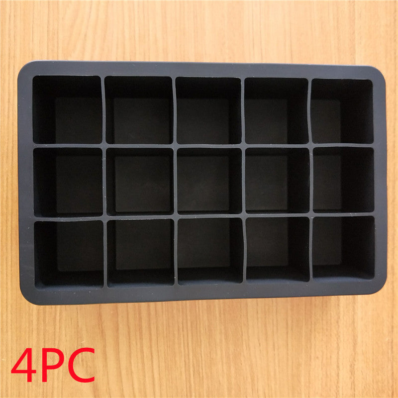 Silicone Ice Tray, 15 Blocks Of Silicone Ice Tray