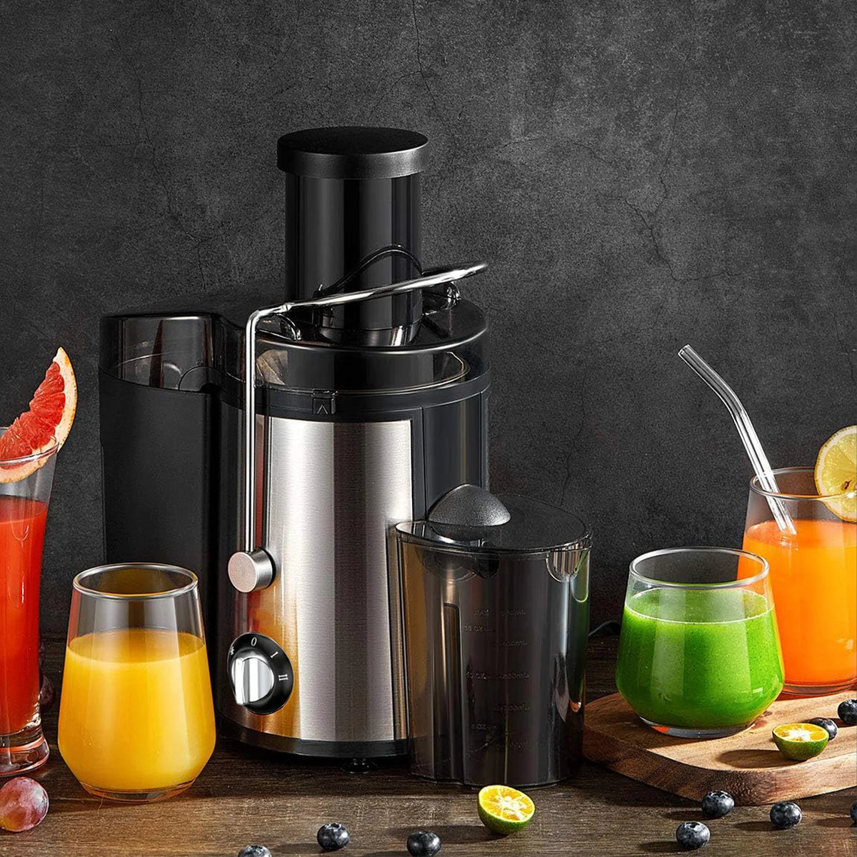 Versatile 3-Inch Wide Mouth Juicer Machine