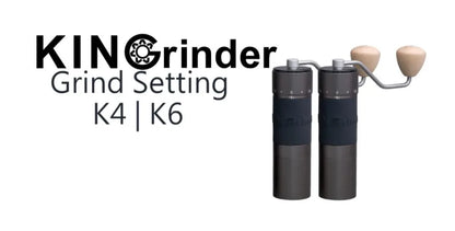 Kingrinder K4 /K6 manual coffee grinder portable mill
