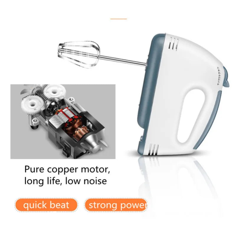 Multifunctional 7 Speed Egg Beater Mini Mixer Electric