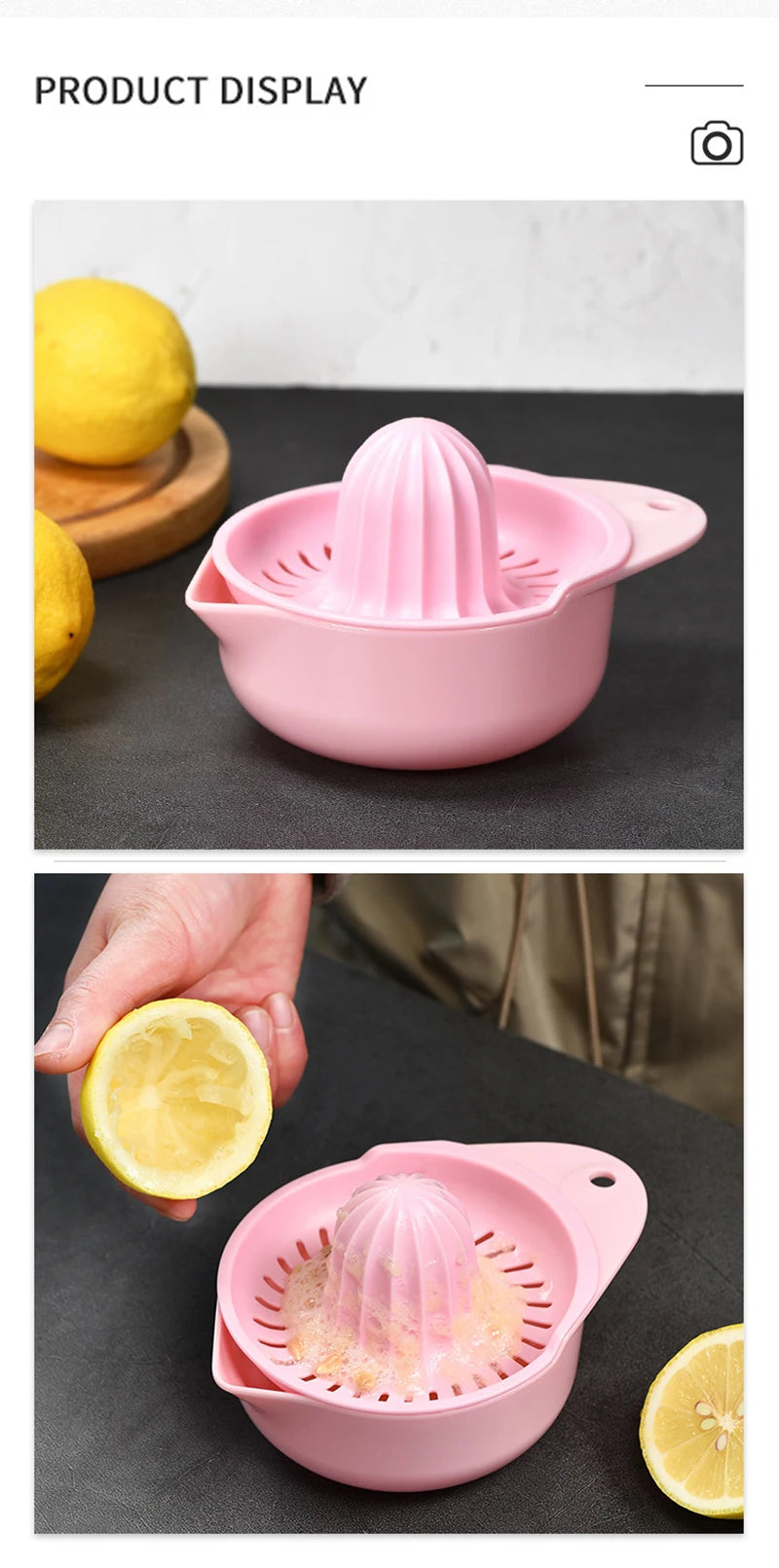 250ml Manual Lemon Juicer Cup Squeezing Orange Tool