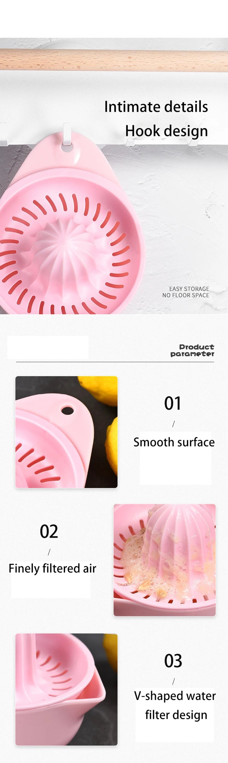 250ml Manual Lemon Juicer Cup Squeezing Orange Tool