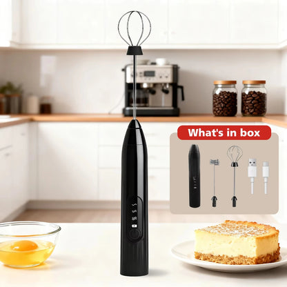 Handheld Electric Egg Beater, Milk Cream Coffee Blender