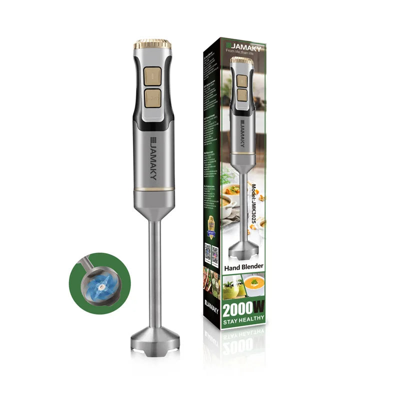 2026 New 2000W High-power Handheld Mixer Portable Multi-functional