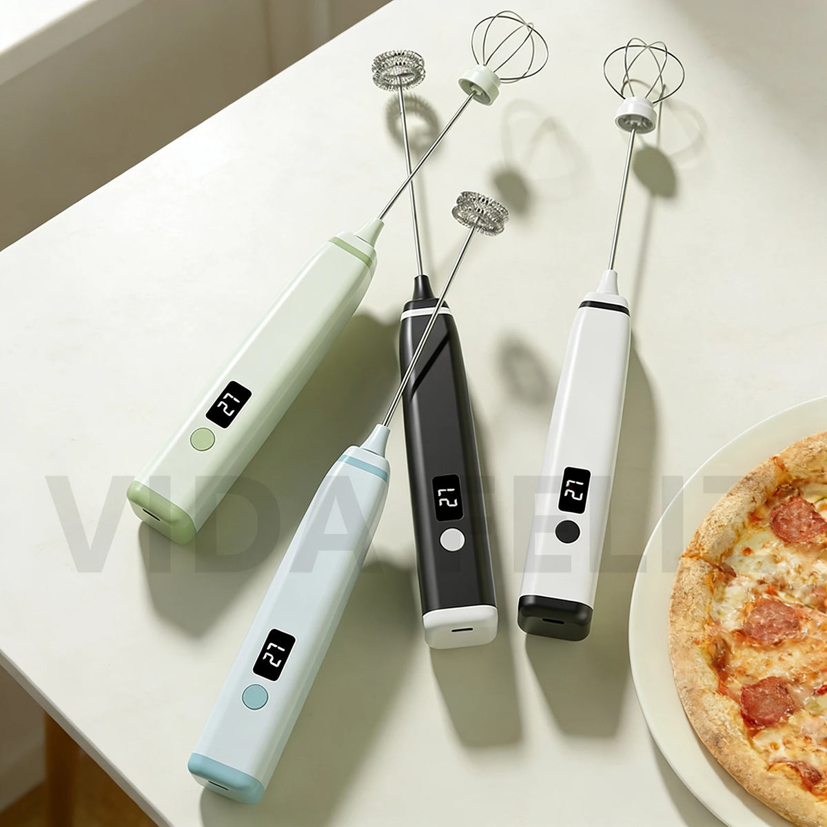 Cordless Handheld Milk Frother for Camping Coffee Frother