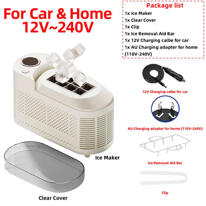 Machine 8 Ice Cubes Ready in 15 Mins For Home/Kitchen/Camping/