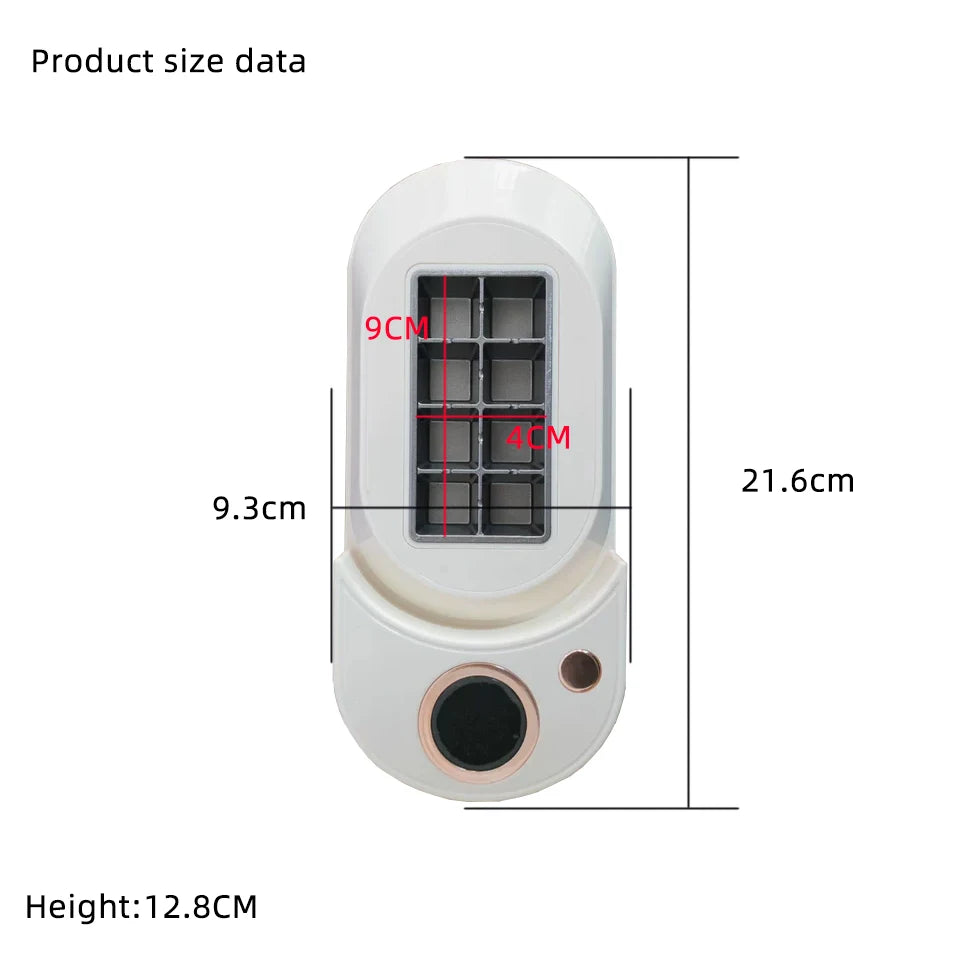 Machine 8 Ice Cubes Ready in 15 Mins For Home/Kitchen/Camping/