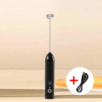 BOX Cordless Electric Milk Frother Hand Mixer Whisk,