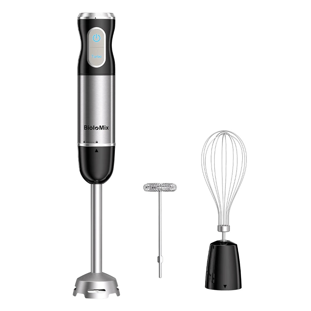 Stainless Steel 3-in-1 Immersion Hand Blende Whisk