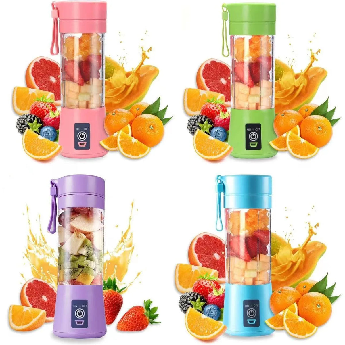 Portable Mini Electric Juicer USB Charging Fruit