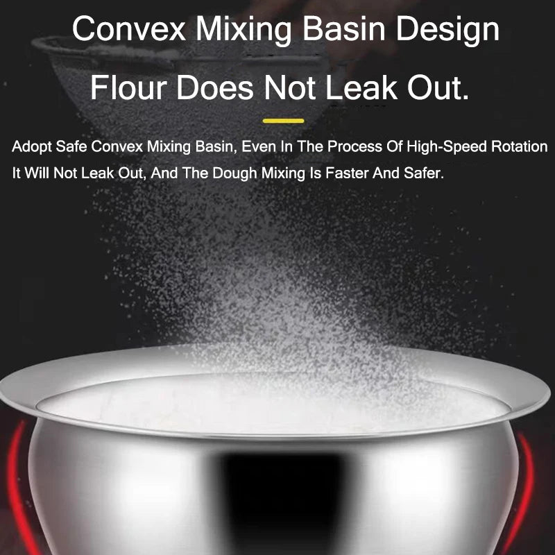 Fully Automatic Household Dough Mixer Stainless Steel Stuffing Machine