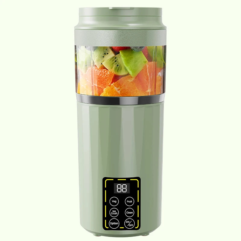 USB charging handheld juicer digital blender