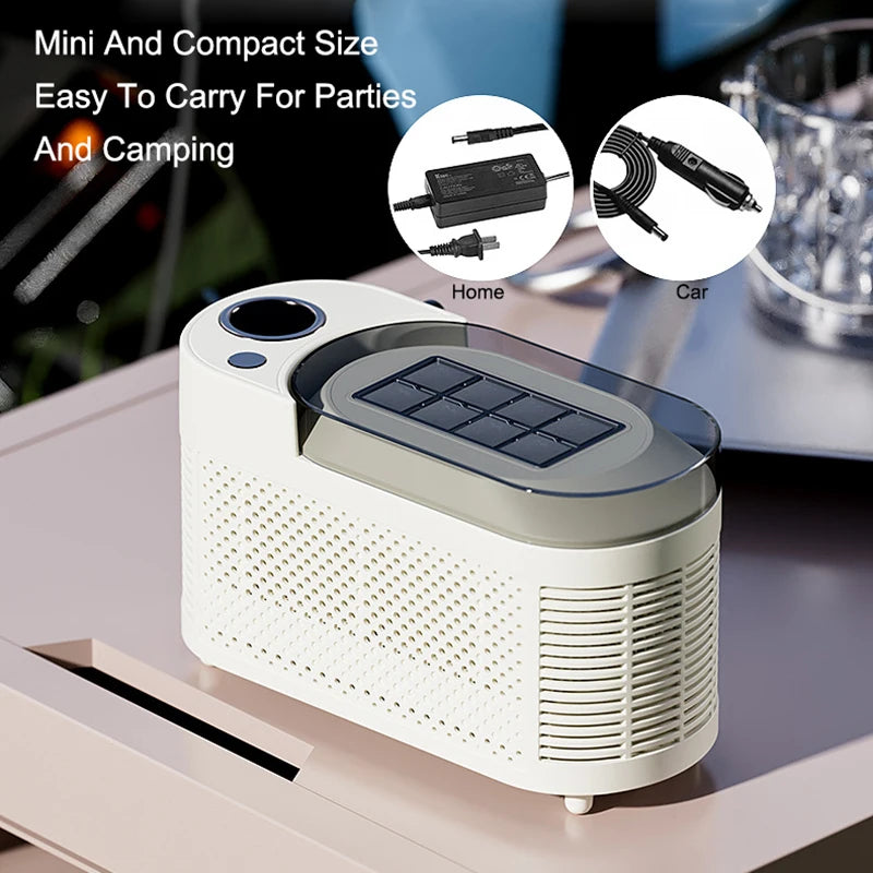 Camping 12V Car Cube Ice Automatic Ice Making Box Ice Machine