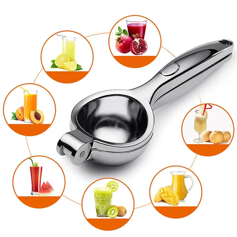Manual Lemon Squeezer Zinc Alloy Citrus Press Heavy Duty