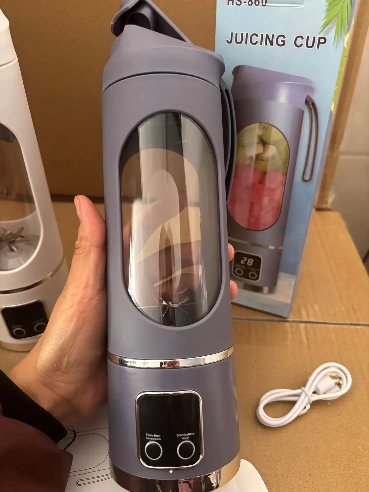Portable Charging Juice Cup Electric Juicer Mini Mixing Cup
