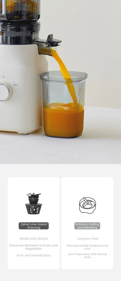 Large-Caliber Juicer Automatic Juicer Low-Speed Slag Juice