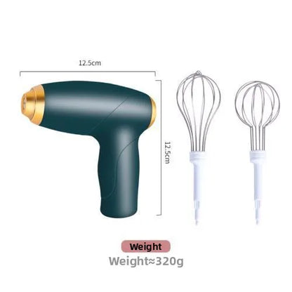 Electric Mixer, 3-Speed USB Rechargeable Electric Mixer