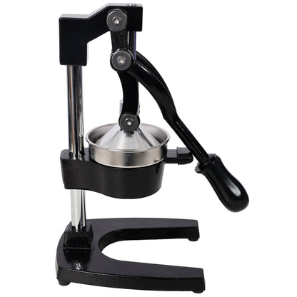 Cast Iron Citrus Juicer, Extra-Large Commercial Grade Manual Hand Press, Heavy Duty Countertop Squeezer for Fresh Orange, Grapefruit, Lemon, Lime, Pomegranate Juice, Lever Design, Dishwasher Washable Parts