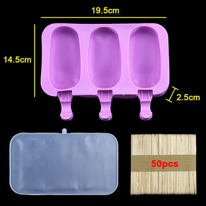 Silicone World DIY Ice Cream Silicone Molds Handheld