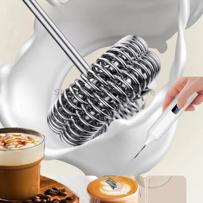Wireless Milk Frothers Electric Handheld Blender