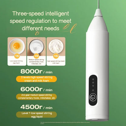 Wireless Milk Frothers Electric Handheld Blender Electrical