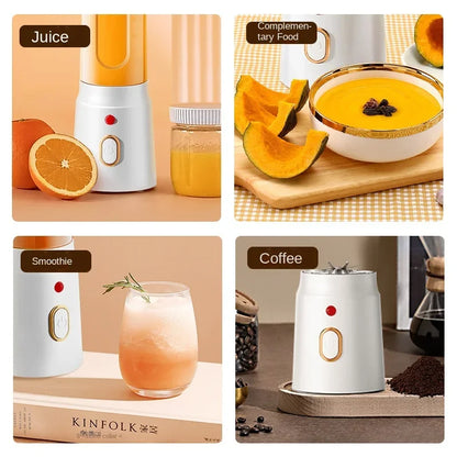 Portable Kitchen  Blender Wireless Electric Fruit Juicer