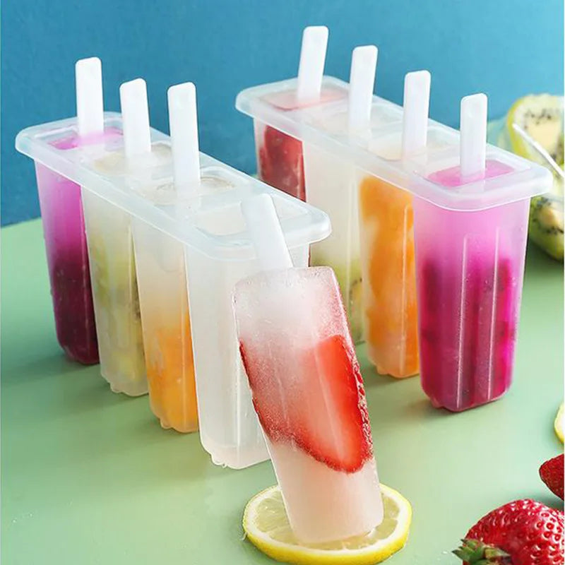 Popsicle Mold Set DIY Reusable Maker for Yogurt