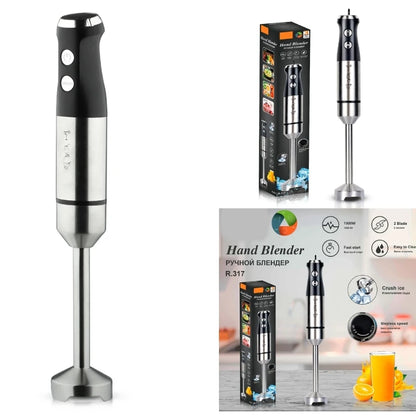 1000W Electric Immersion Hand Blender Powerful Portable