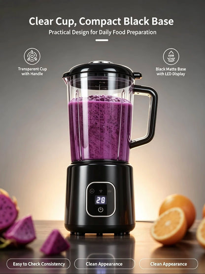 Juicer Smoothie Maker LED Display Easy Clean Countertop Blender for Baby