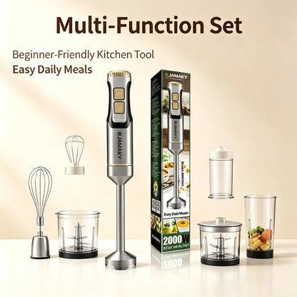 2026 New 2000W High-power Handheld Mixer Portable Multi-functional