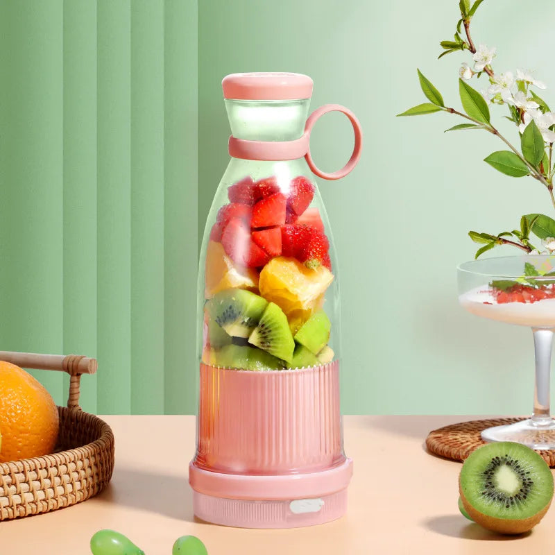 Electric Orange Juicer Bottle Portable Juicer Blender