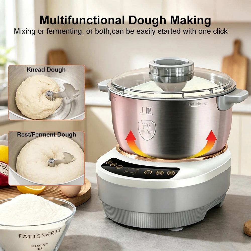 Electric Bread Dough Mixer 7L Stainless Steel Bowl Dough