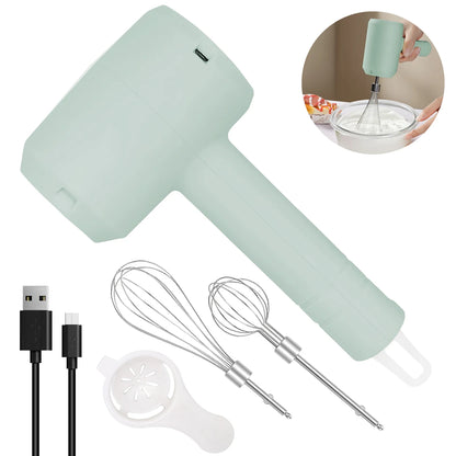 Electric Blenders Wireless Handheld 3-Speeds Electric Mixer Egg